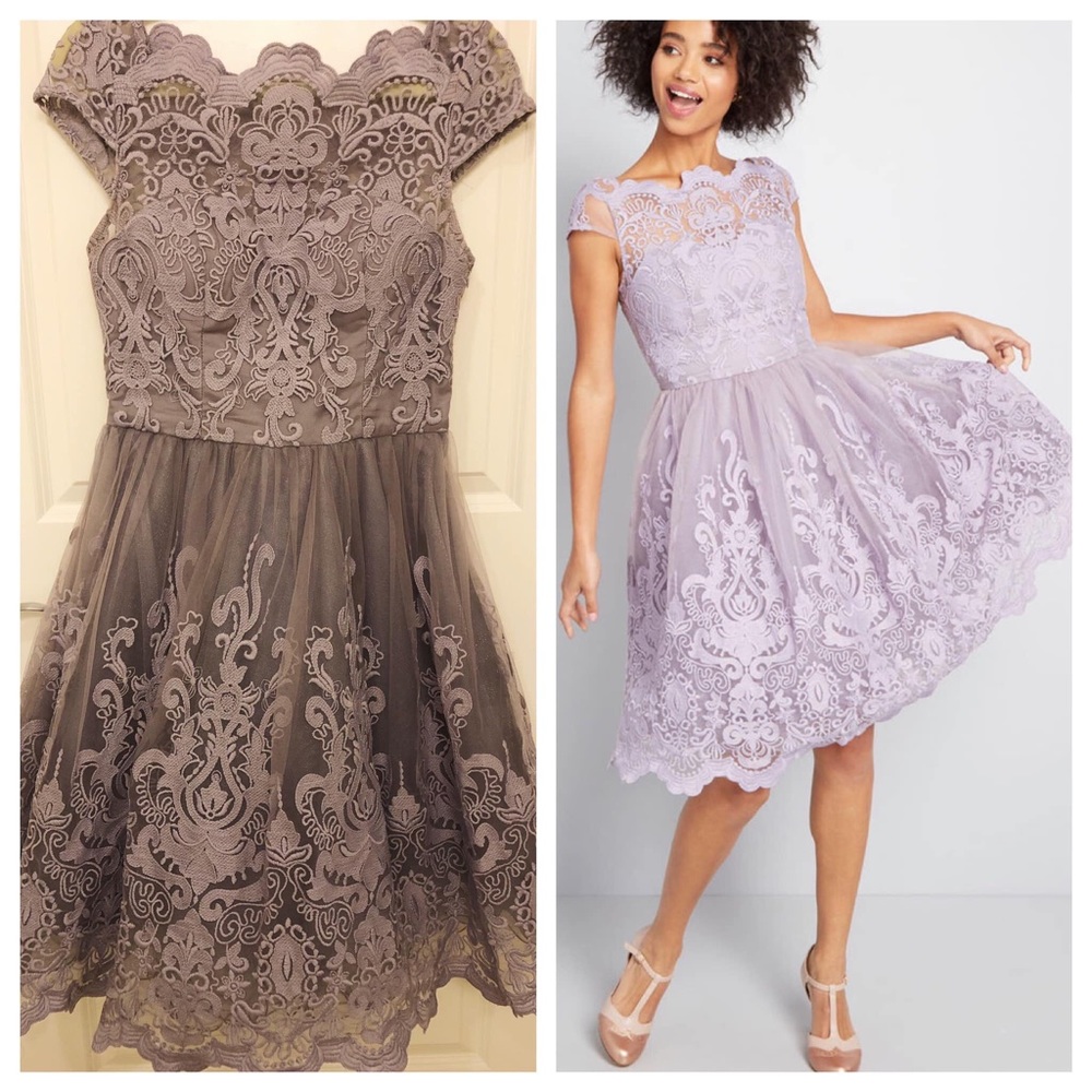 Lavender Lace Dress
